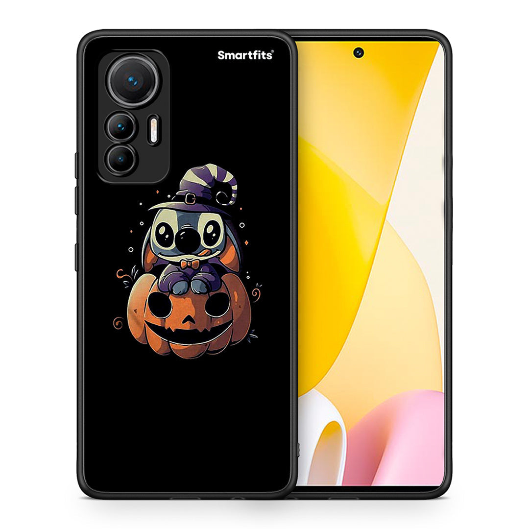 Θήκη Xiaomi 12 Lite 5G Halloween Stitch από τη Smartfits με σχέδιο στο πίσω μέρος και μαύρο περίβλημα | Xiaomi 12 Lite 5G Halloween Stitch case with colorful back and black bezels