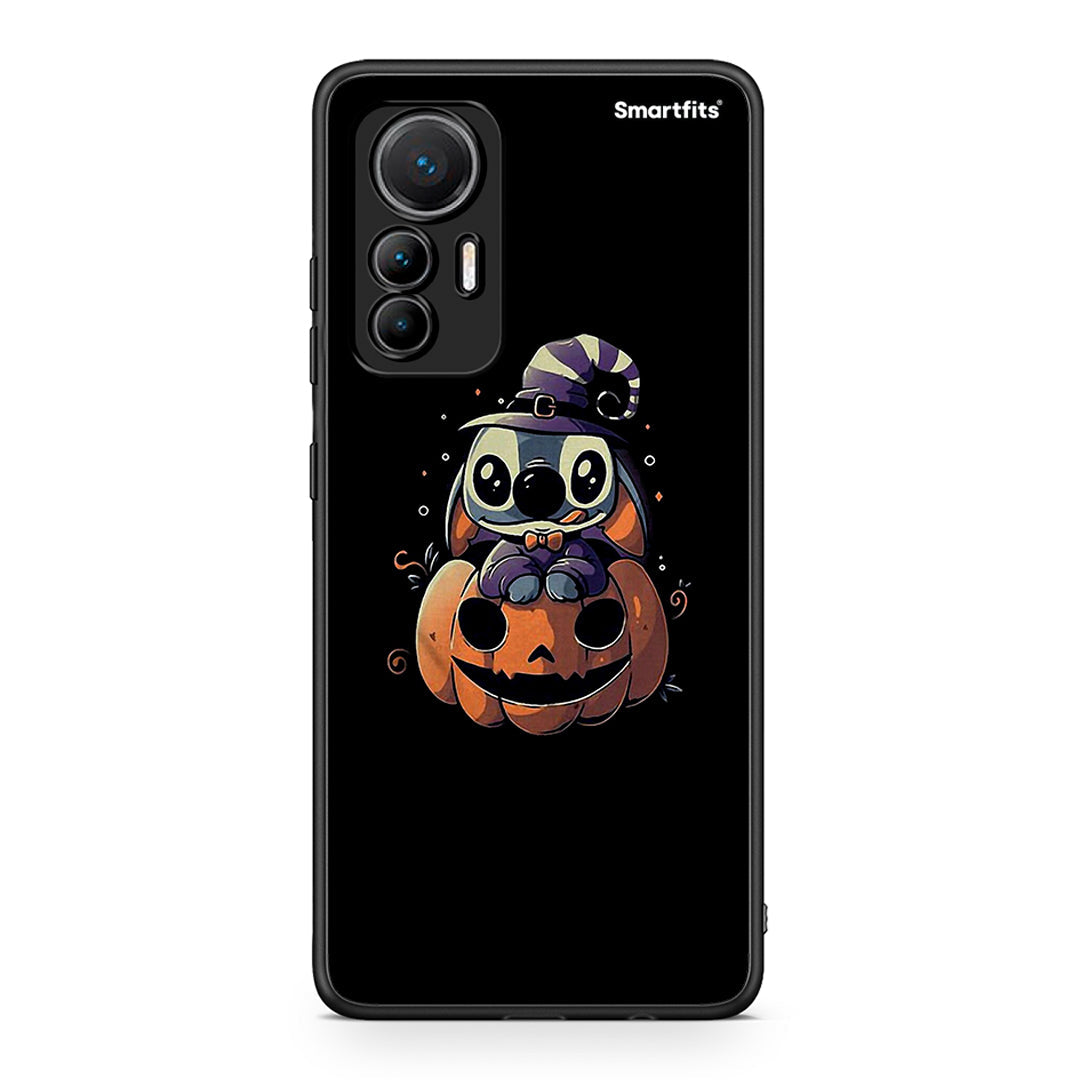 Xiaomi 12 Lite 5G Halloween Stitch θήκη από τη Smartfits με σχέδιο στο πίσω μέρος και μαύρο περίβλημα | Smartphone case with colorful back and black bezels by Smartfits