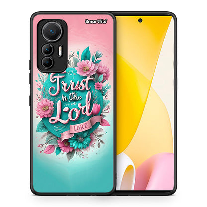 Θήκη Xiaomi 12 Lite 5G Lord Trust από τη Smartfits με σχέδιο στο πίσω μέρος και μαύρο περίβλημα | Xiaomi 12 Lite 5G Lord Trust case with colorful back and black bezels
