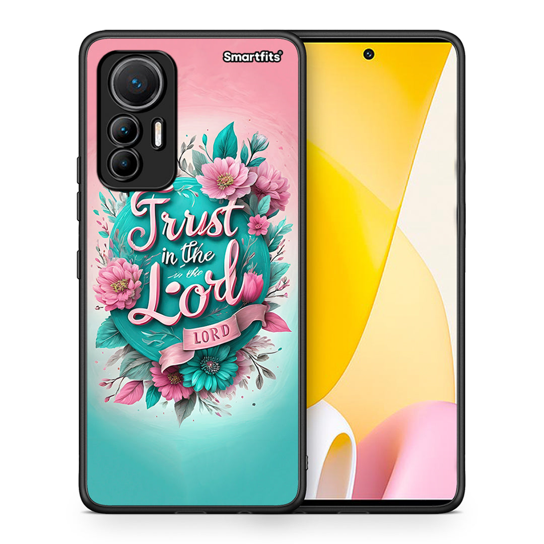 Θήκη Xiaomi 12 Lite 5G Lord Trust από τη Smartfits με σχέδιο στο πίσω μέρος και μαύρο περίβλημα | Xiaomi 12 Lite 5G Lord Trust case with colorful back and black bezels