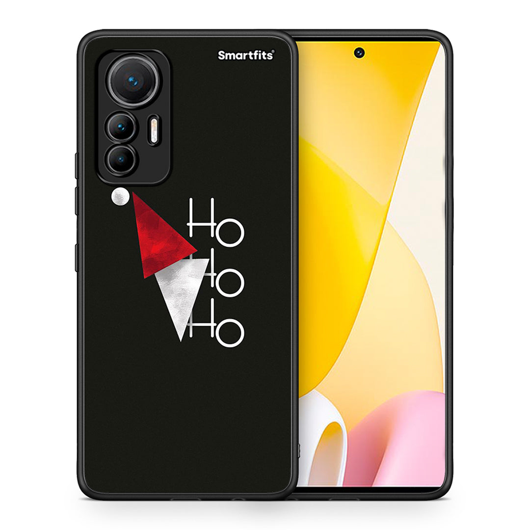 Θήκη Xiaomi 12 Lite 5G Minimal Christmas από τη Smartfits με σχέδιο στο πίσω μέρος και μαύρο περίβλημα | Xiaomi 12 Lite 5G Minimal Christmas case with colorful back and black bezels