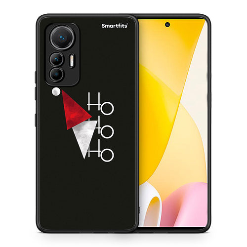 Θήκη Xiaomi 12 Lite 5G Minimal Christmas από τη Smartfits με σχέδιο στο πίσω μέρος και μαύρο περίβλημα | Xiaomi 12 Lite 5G Minimal Christmas case with colorful back and black bezels