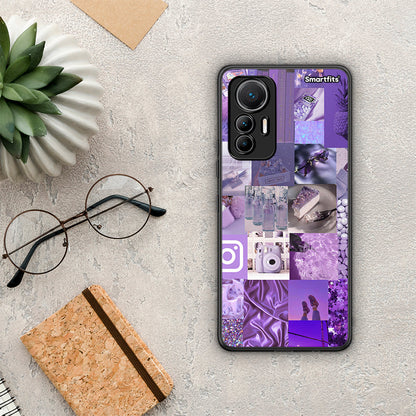 Purple Aesthetic Collage - Xiaomi 12 Lite 5G θήκη