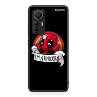 Thumbnail for Xiaomi 12 Lite 5G Unicorn Deadpool θήκη από τη Smartfits με σχέδιο στο πίσω μέρος και μαύρο περίβλημα | Smartphone case with colorful back and black bezels by Smartfits