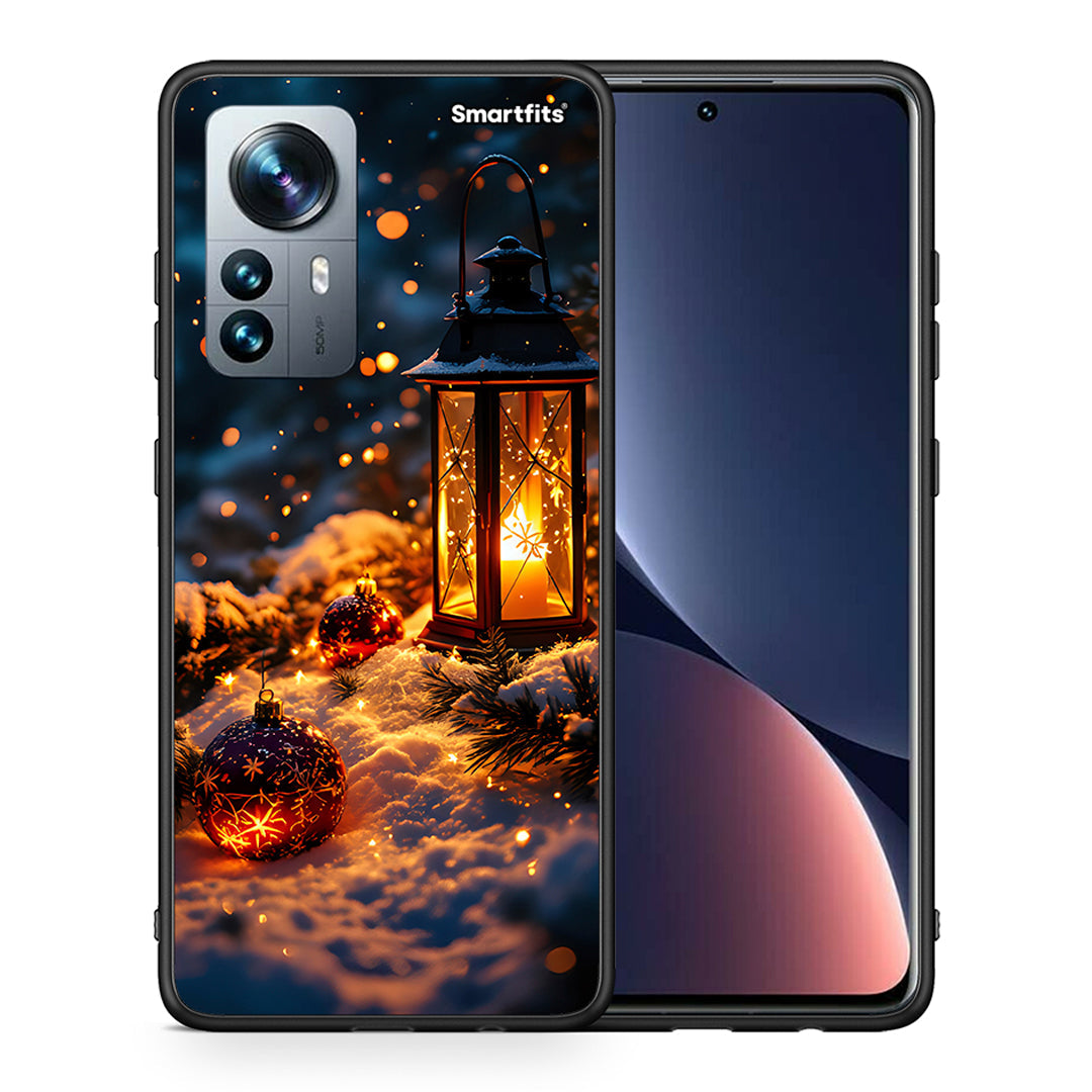 Θήκη Xiaomi 12 Pro Christmas Ornaments από τη Smartfits με σχέδιο στο πίσω μέρος και μαύρο περίβλημα | Xiaomi 12 Pro Christmas Ornaments case with colorful back and black bezels