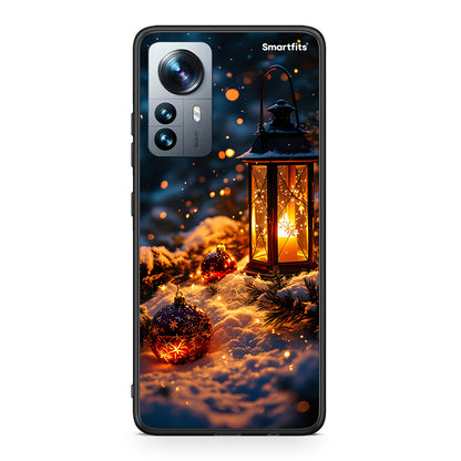 Xiaomi 12 Pro Christmas Ornaments θήκη από τη Smartfits με σχέδιο στο πίσω μέρος και μαύρο περίβλημα | Smartphone case with colorful back and black bezels by Smartfits