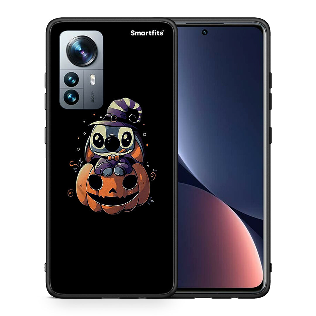 Θήκη Xiaomi 12 Pro Halloween Stitch από τη Smartfits με σχέδιο στο πίσω μέρος και μαύρο περίβλημα | Xiaomi 12 Pro Halloween Stitch case with colorful back and black bezels
