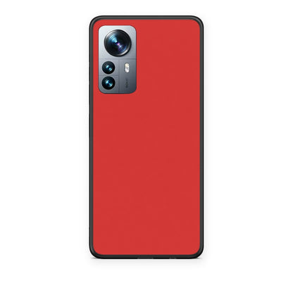 Θήκη Xiaomi 12 Pro Poppy Red από τη Smartfits με σχέδιο στο πίσω μέρος και μαύρο περίβλημα | Xiaomi 12 Pro Poppy Red case with colorful back and black bezels