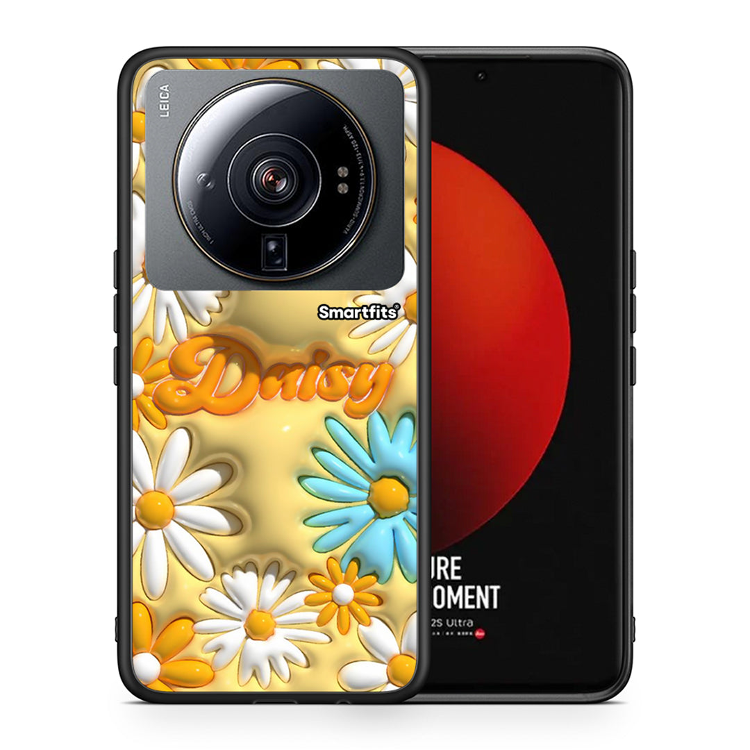 Θήκη Xiaomi 12S Ultra Bubble Daisies από τη Smartfits με σχέδιο στο πίσω μέρος και μαύρο περίβλημα | Xiaomi 12S Ultra Bubble Daisies case with colorful back and black bezels