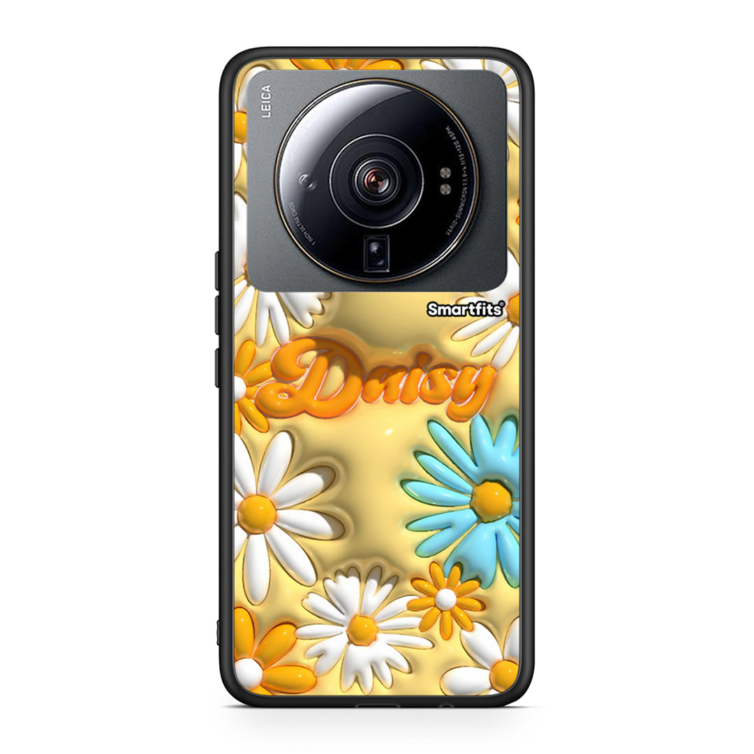 Xiaomi 12S Ultra Bubble Daisies θήκη από τη Smartfits με σχέδιο στο πίσω μέρος και μαύρο περίβλημα | Smartphone case with colorful back and black bezels by Smartfits