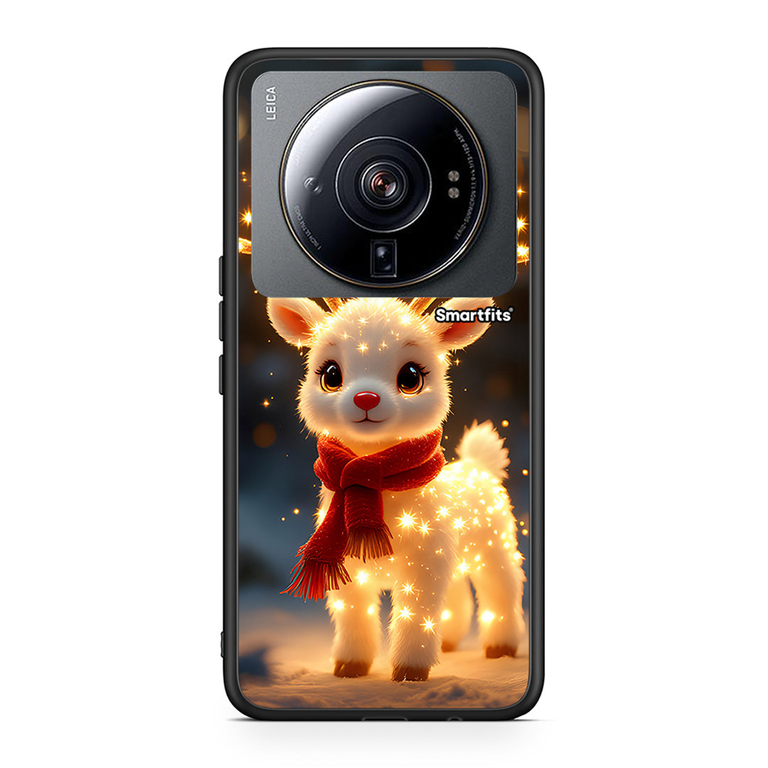 Xiaomi 12S Ultra Christmas Cutie θήκη από τη Smartfits με σχέδιο στο πίσω μέρος και μαύρο περίβλημα | Smartphone case with colorful back and black bezels by Smartfits