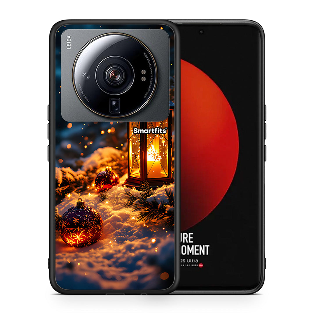 Θήκη Xiaomi 12S Ultra Christmas Ornaments από τη Smartfits με σχέδιο στο πίσω μέρος και μαύρο περίβλημα | Xiaomi 12S Ultra Christmas Ornaments case with colorful back and black bezels