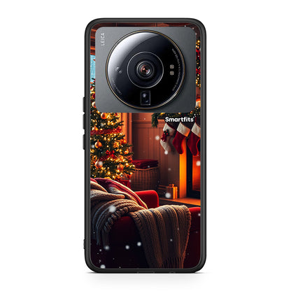 Xiaomi 12S Ultra Home For Christmas θήκη από τη Smartfits με σχέδιο στο πίσω μέρος και μαύρο περίβλημα | Smartphone case with colorful back and black bezels by Smartfits