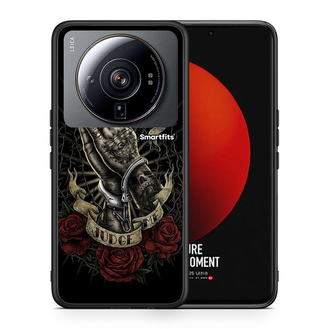 Θήκη Xiaomi 12S Ultra Judge By God από τη Smartfits με σχέδιο στο πίσω μέρος και μαύρο περίβλημα | Xiaomi 12S Ultra Judge By God case with colorful back and black bezels
