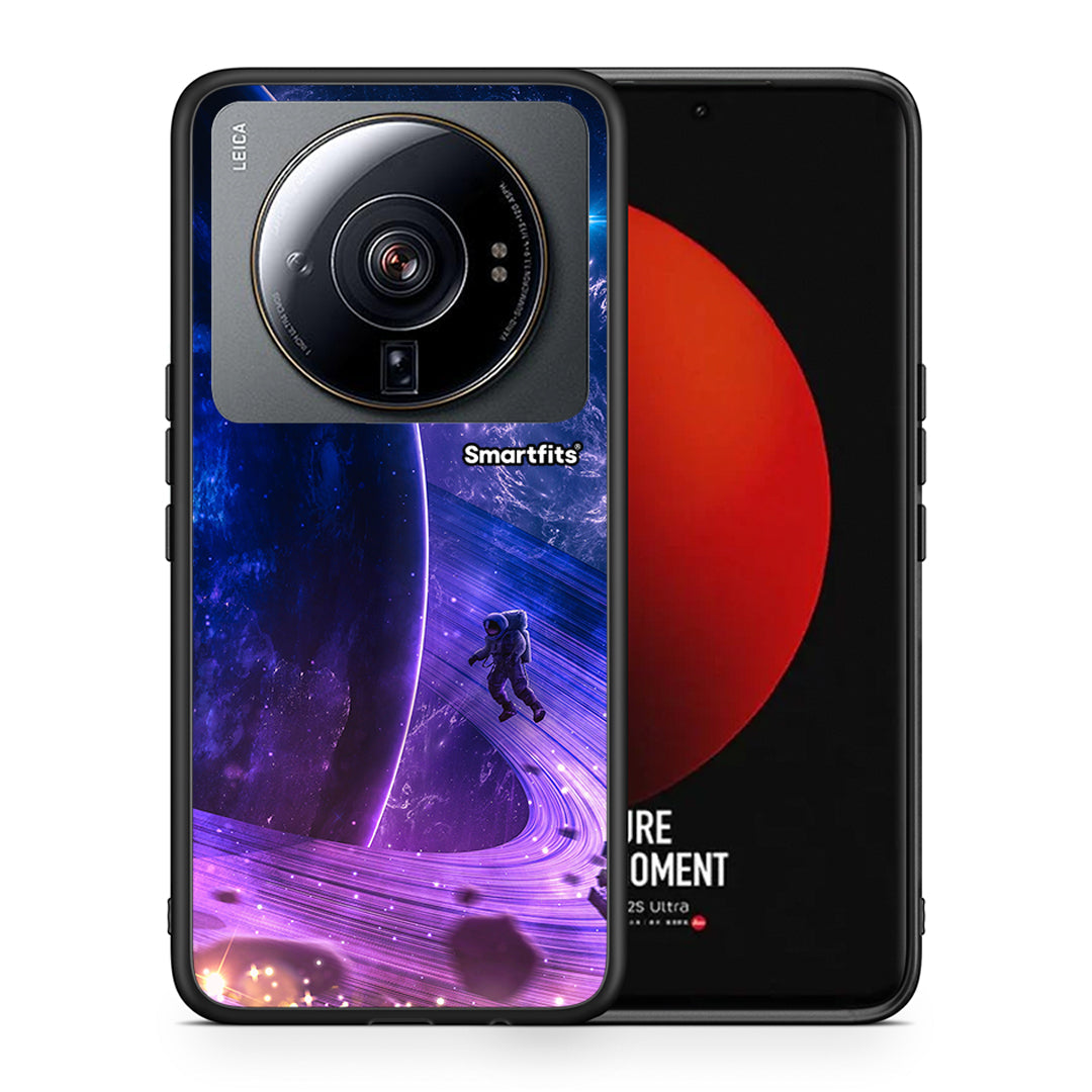 Θήκη Xiaomi 12S Ultra Lost Astronaut από τη Smartfits με σχέδιο στο πίσω μέρος και μαύρο περίβλημα | Xiaomi 12S Ultra Lost Astronaut case with colorful back and black bezels