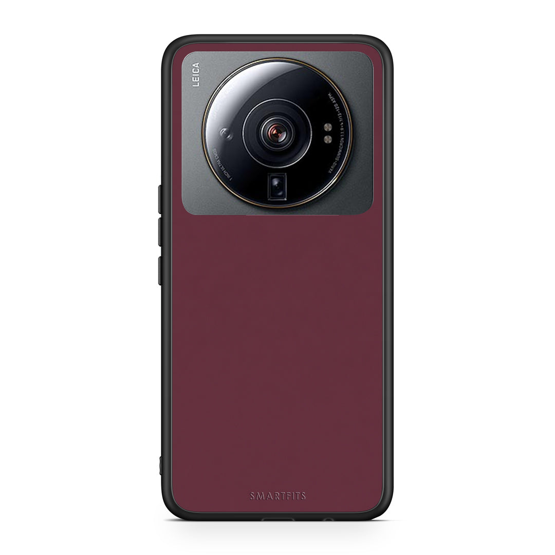 Θήκη Xiaomi 12S Ultra Muted Burgundy από τη Smartfits με σχέδιο στο πίσω μέρος και μαύρο περίβλημα | Xiaomi 12S Ultra Muted Burgundy case with colorful back and black bezels