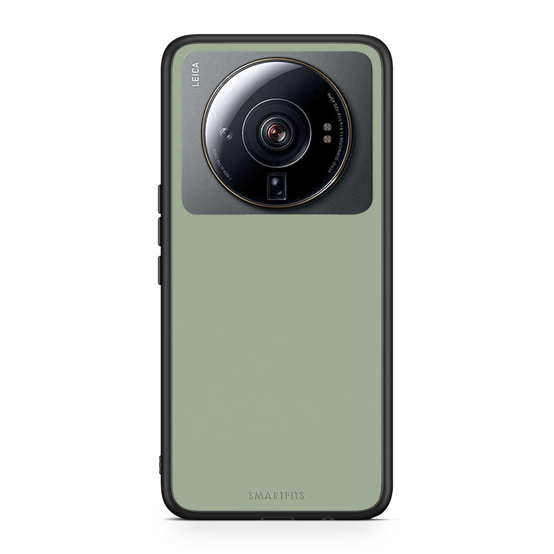 Θήκη Xiaomi 12S Ultra Sage Green από τη Smartfits με σχέδιο στο πίσω μέρος και μαύρο περίβλημα | Xiaomi 12S Ultra Sage Green case with colorful back and black bezels