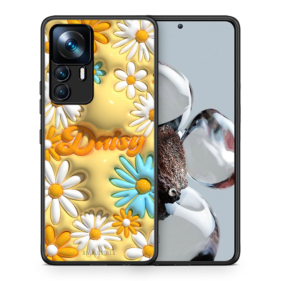 Θήκη Xiaomi 12T / 12T Pro / K50 Ultra Bubble Daisies από τη Smartfits με σχέδιο στο πίσω μέρος και μαύρο περίβλημα | Xiaomi 12T / 12T Pro / K50 Ultra Bubble Daisies case with colorful back and black bezels