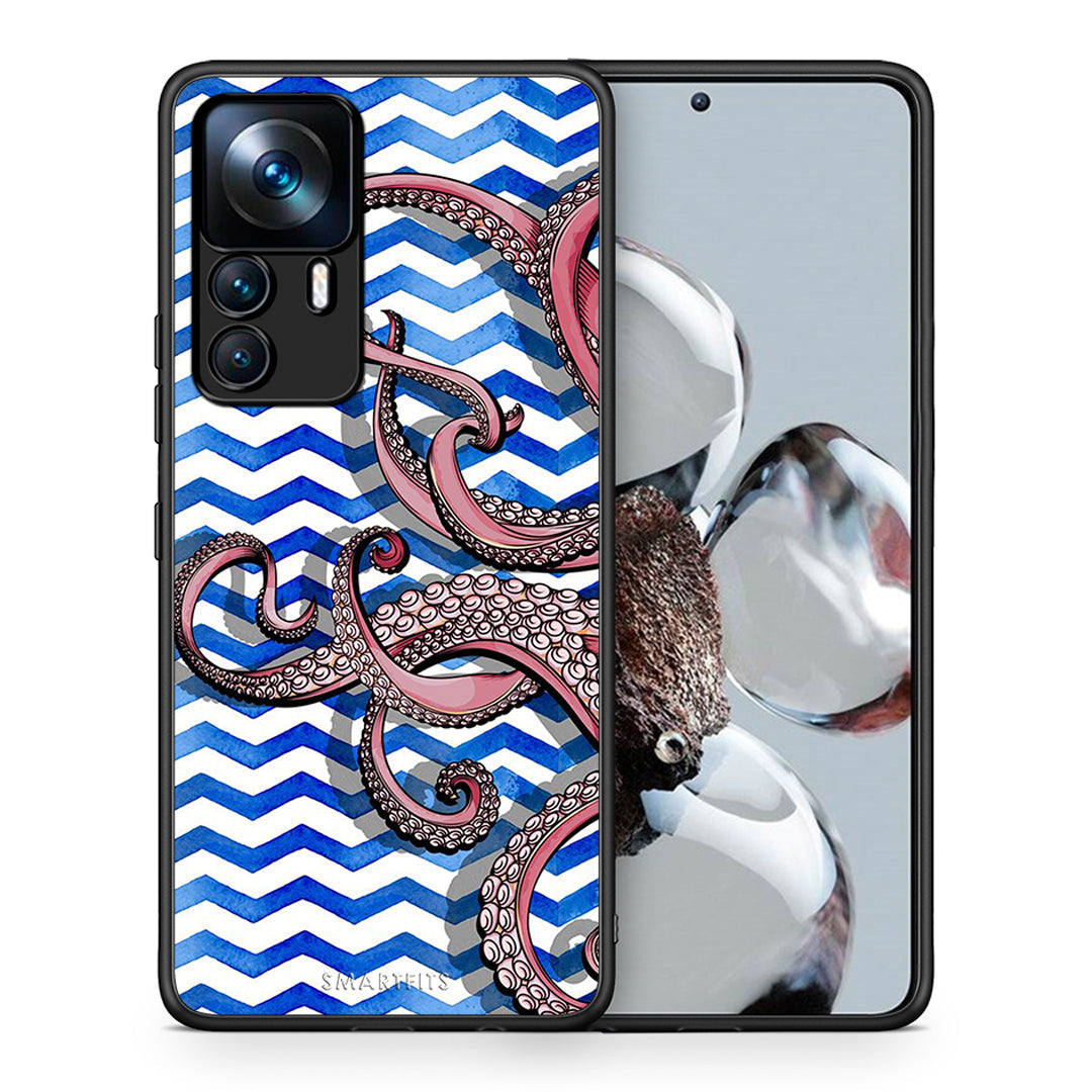 Θήκη Xiaomi 12T / K50 Ultra Chevron Devilfish από τη Smartfits με σχέδιο στο πίσω μέρος και μαύρο περίβλημα | Xiaomi 12T / K50 Ultra Chevron Devilfish case with colorful back and black bezels