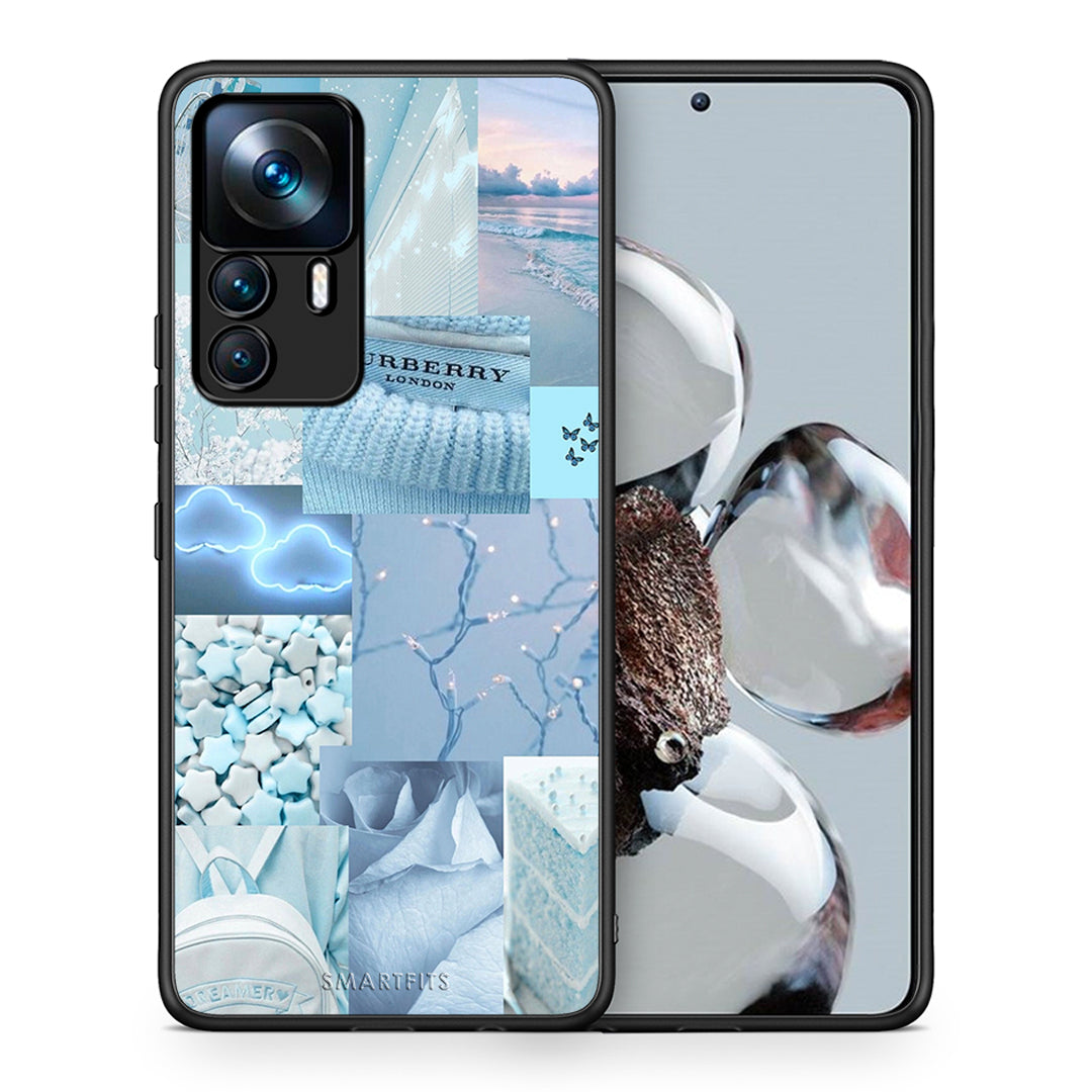 Θήκη Xiaomi 12T / K50 Ultra Ciel Aesthetic Collage από τη Smartfits με σχέδιο στο πίσω μέρος και μαύρο περίβλημα | Xiaomi 12T / K50 Ultra Ciel Aesthetic Collage case with colorful back and black bezels