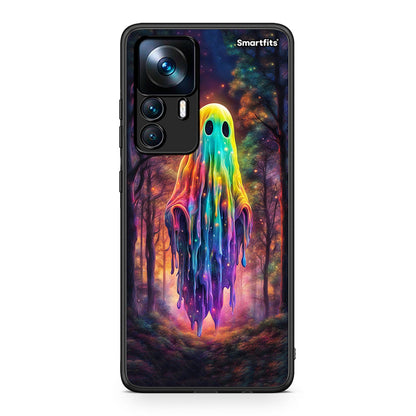 Xiaomi 12T / K50 Ultra Halloween Ghost θήκη από τη Smartfits με σχέδιο στο πίσω μέρος και μαύρο περίβλημα | Smartphone case with colorful back and black bezels by Smartfits