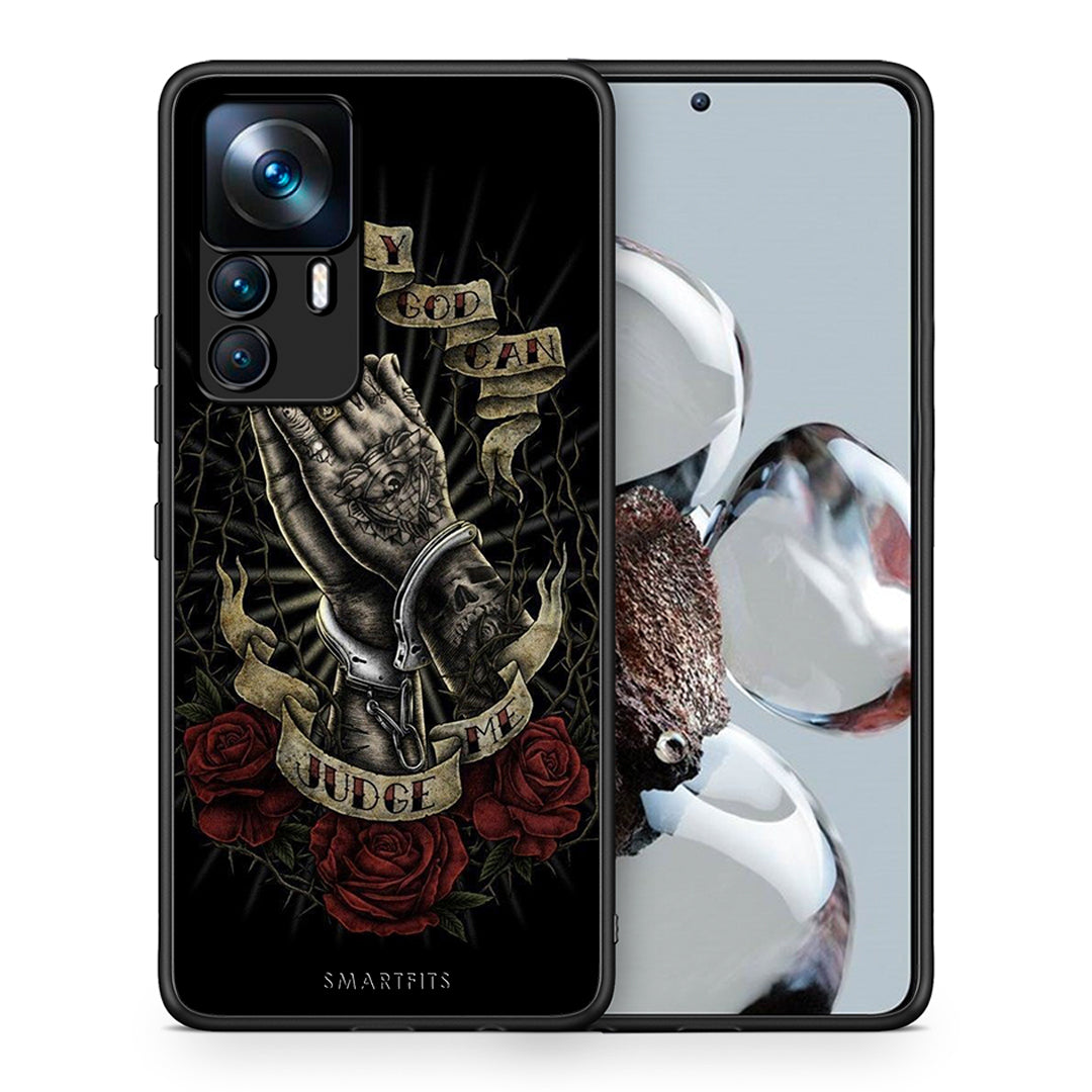 Θήκη Xiaomi 12T / K50 Ultra Judge By God από τη Smartfits με σχέδιο στο πίσω μέρος και μαύρο περίβλημα | Xiaomi 12T / K50 Ultra Judge By God case with colorful back and black bezels