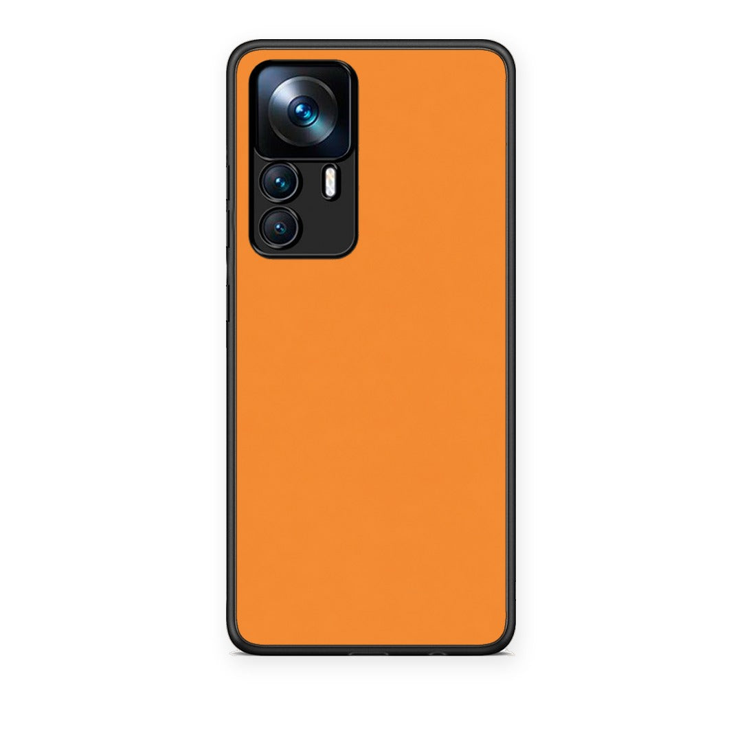Θήκη Xiaomi 12T / K50 Ultra Tangerine Orange από τη Smartfits με σχέδιο στο πίσω μέρος και μαύρο περίβλημα | Xiaomi 12T / K50 Ultra Tangerine Orange case with colorful back and black bezels