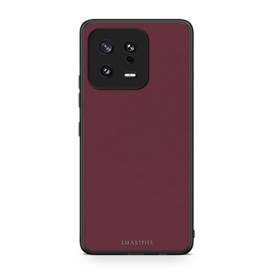 Θήκη Xiaomi 13 Muted Burgundy από τη Smartfits με σχέδιο στο πίσω μέρος και μαύρο περίβλημα | Xiaomi 13 Muted Burgundy case with colorful back and black bezels