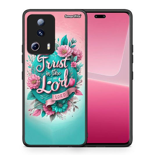 Θήκη Xiaomi 13 Lite 5G Lord Trust από τη Smartfits με σχέδιο στο πίσω μέρος και μαύρο περίβλημα | Xiaomi 13 Lite 5G Lord Trust Case with Colorful Back and Black Bezels