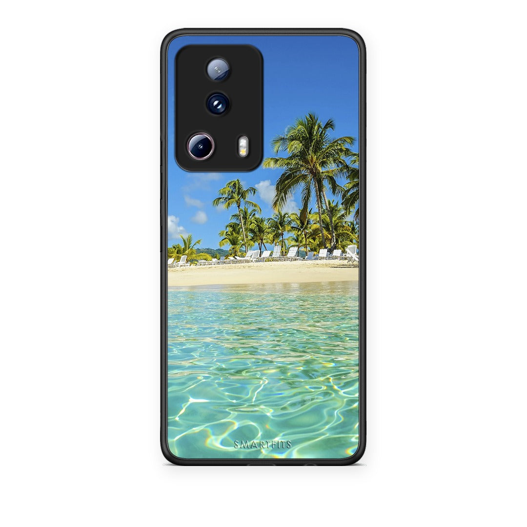 Θήκη Xiaomi 13 Lite 5G Tropical Vibes από τη Smartfits με σχέδιο στο πίσω μέρος και μαύρο περίβλημα | Xiaomi 13 Lite 5G Tropical Vibes case with colorful back and black bezels