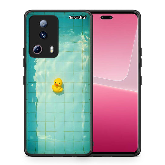 Θήκη Xiaomi 13 Lite 5G Yellow Duck από τη Smartfits με σχέδιο στο πίσω μέρος και μαύρο περίβλημα | Xiaomi 13 Lite 5G Yellow Duck Case with Colorful Back and Black Bezels
