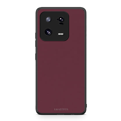 Θήκη Xiaomi 13 Pro Muted Burgundy από τη Smartfits με σχέδιο στο πίσω μέρος και μαύρο περίβλημα | Xiaomi 13 Pro Muted Burgundy case with colorful back and black bezels