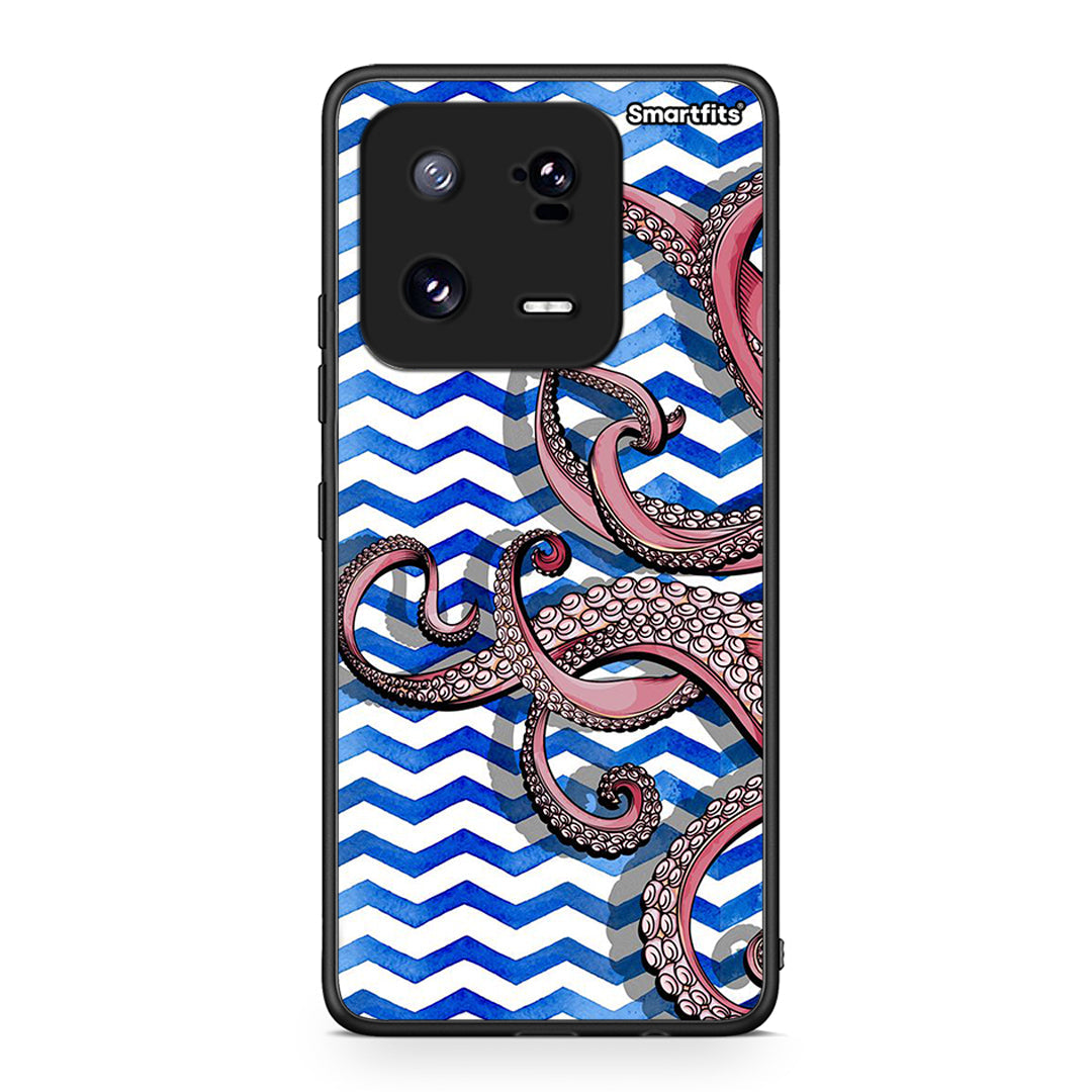 Θήκη Xiaomi 13 Pro Chevron Devilfish από τη Smartfits με σχέδιο στο πίσω μέρος και μαύρο περίβλημα | Xiaomi 13 Pro Chevron Devilfish Case with Colorful Back and Black Bezels