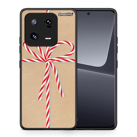 Θήκη Xiaomi 13 Christmas Gift από τη Smartfits με σχέδιο στο πίσω μέρος και μαύρο περίβλημα | Xiaomi 13 Christmas Gift Case with Colorful Back and Black Bezels