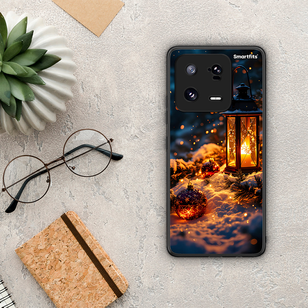 Θήκη Xiaomi 13 Christmas Ornaments από τη Smartfits με σχέδιο στο πίσω μέρος και μαύρο περίβλημα | Xiaomi 13 Christmas Ornaments Case with Colorful Back and Black Bezels