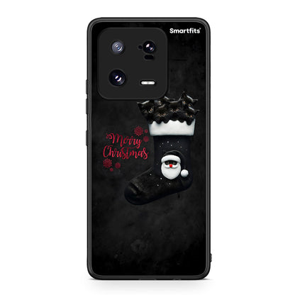 Θήκη Xiaomi 13 Merry Cat Christmas από τη Smartfits με σχέδιο στο πίσω μέρος και μαύρο περίβλημα | Xiaomi 13 Merry Cat Christmas Case with Colorful Back and Black Bezels