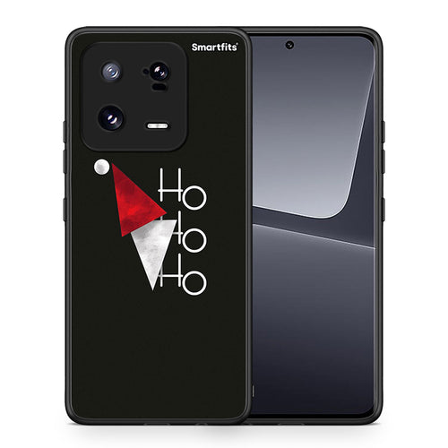 Θήκη Xiaomi 13 Minimal Christmas από τη Smartfits με σχέδιο στο πίσω μέρος και μαύρο περίβλημα | Xiaomi 13 Minimal Christmas Case with Colorful Back and Black Bezels