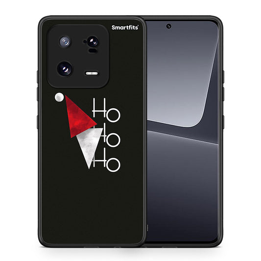 Θήκη Xiaomi 13 Minimal Christmas από τη Smartfits με σχέδιο στο πίσω μέρος και μαύρο περίβλημα | Xiaomi 13 Minimal Christmas Case with Colorful Back and Black Bezels
