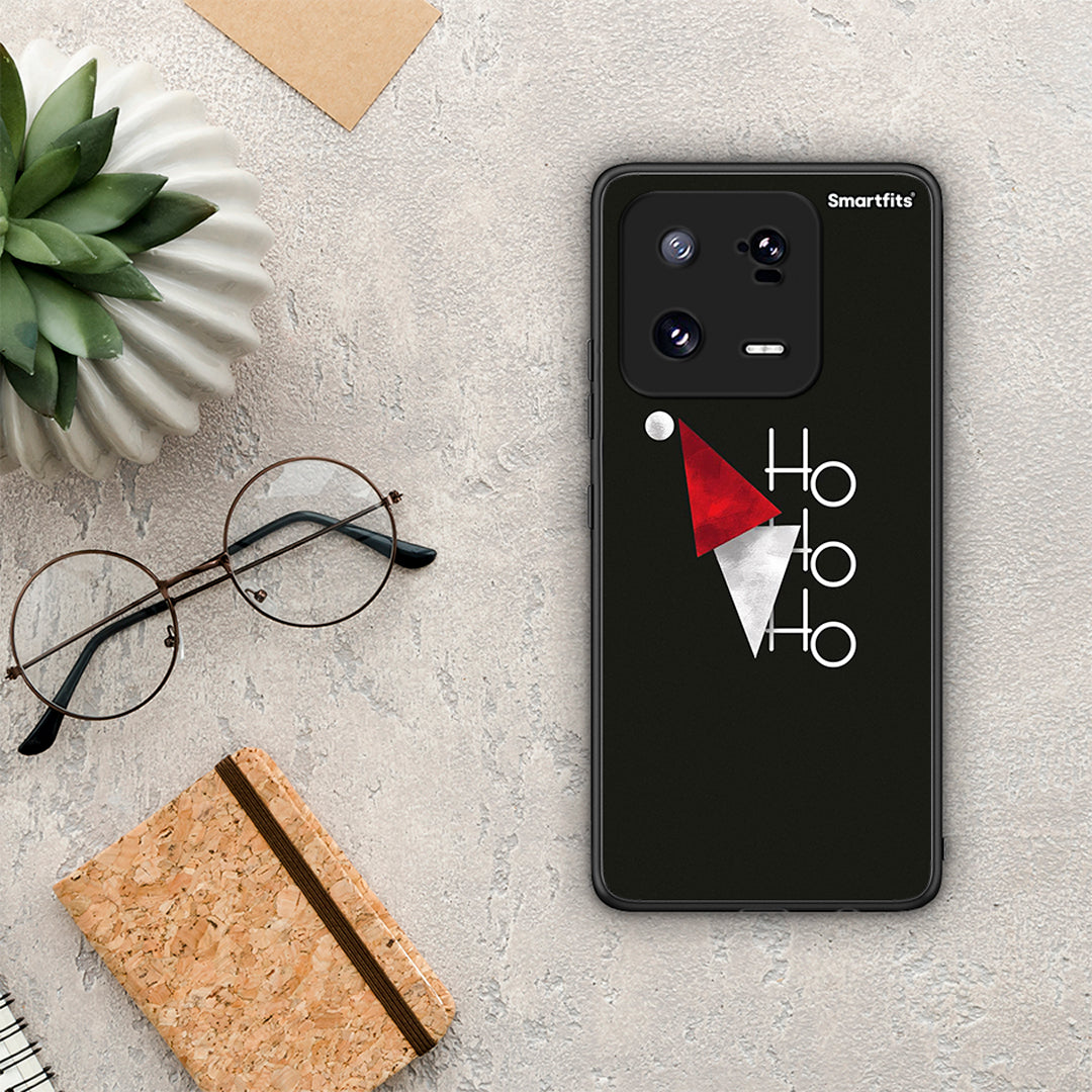 Θήκη Xiaomi 13 Pro Minimal Christmas από τη Smartfits με σχέδιο στο πίσω μέρος και μαύρο περίβλημα | Xiaomi 13 Pro Minimal Christmas Case with Colorful Back and Black Bezels