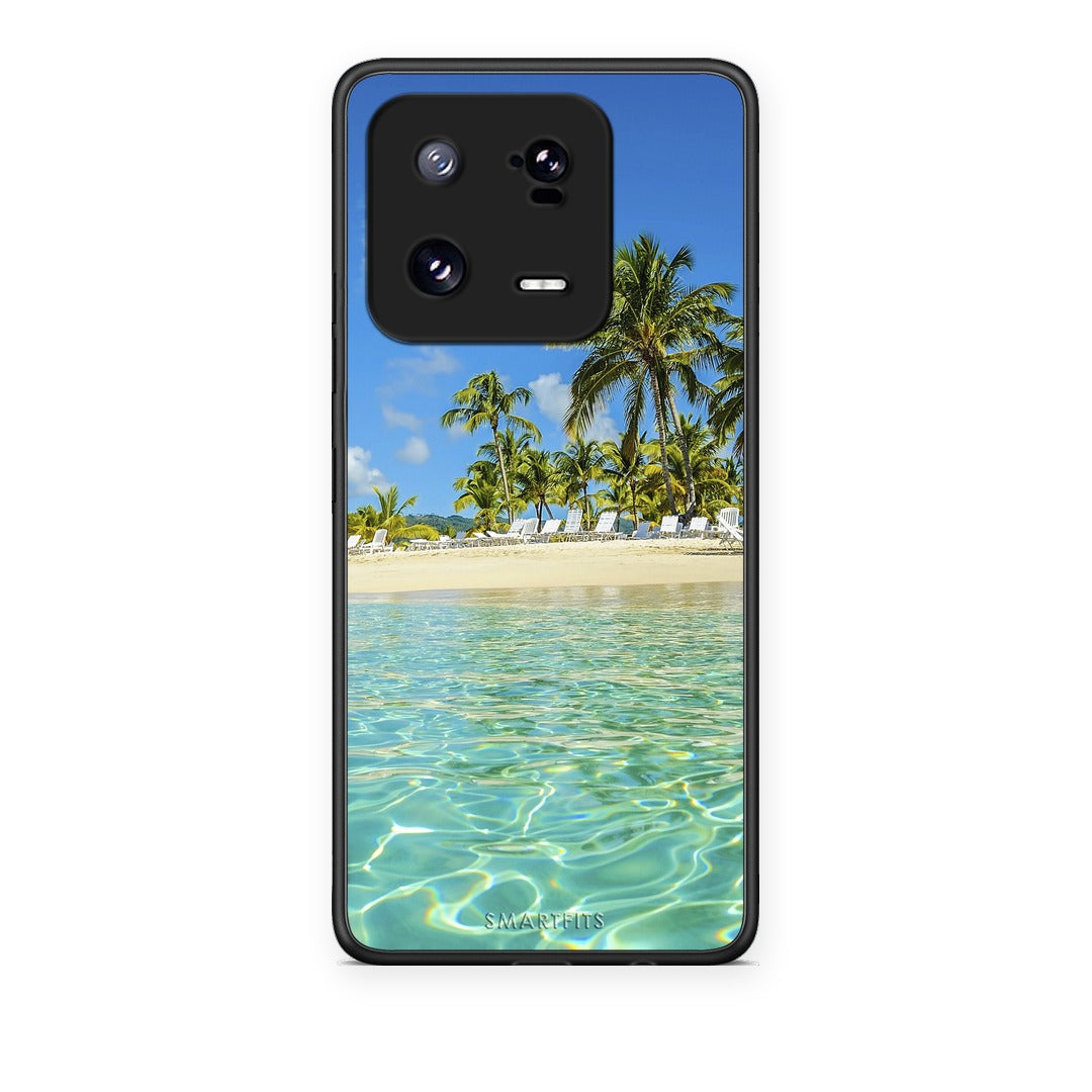 Θήκη Xiaomi 13 Pro Tropical Vibes από τη Smartfits με σχέδιο στο πίσω μέρος και μαύρο περίβλημα | Xiaomi 13 Pro Tropical Vibes case with colorful back and black bezels
