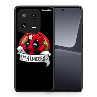 Thumbnail for Θήκη Xiaomi 13 Unicorn Deadpool από τη Smartfits με σχέδιο στο πίσω μέρος και μαύρο περίβλημα | Xiaomi 13 Unicorn Deadpool Case with Colorful Back and Black Bezels