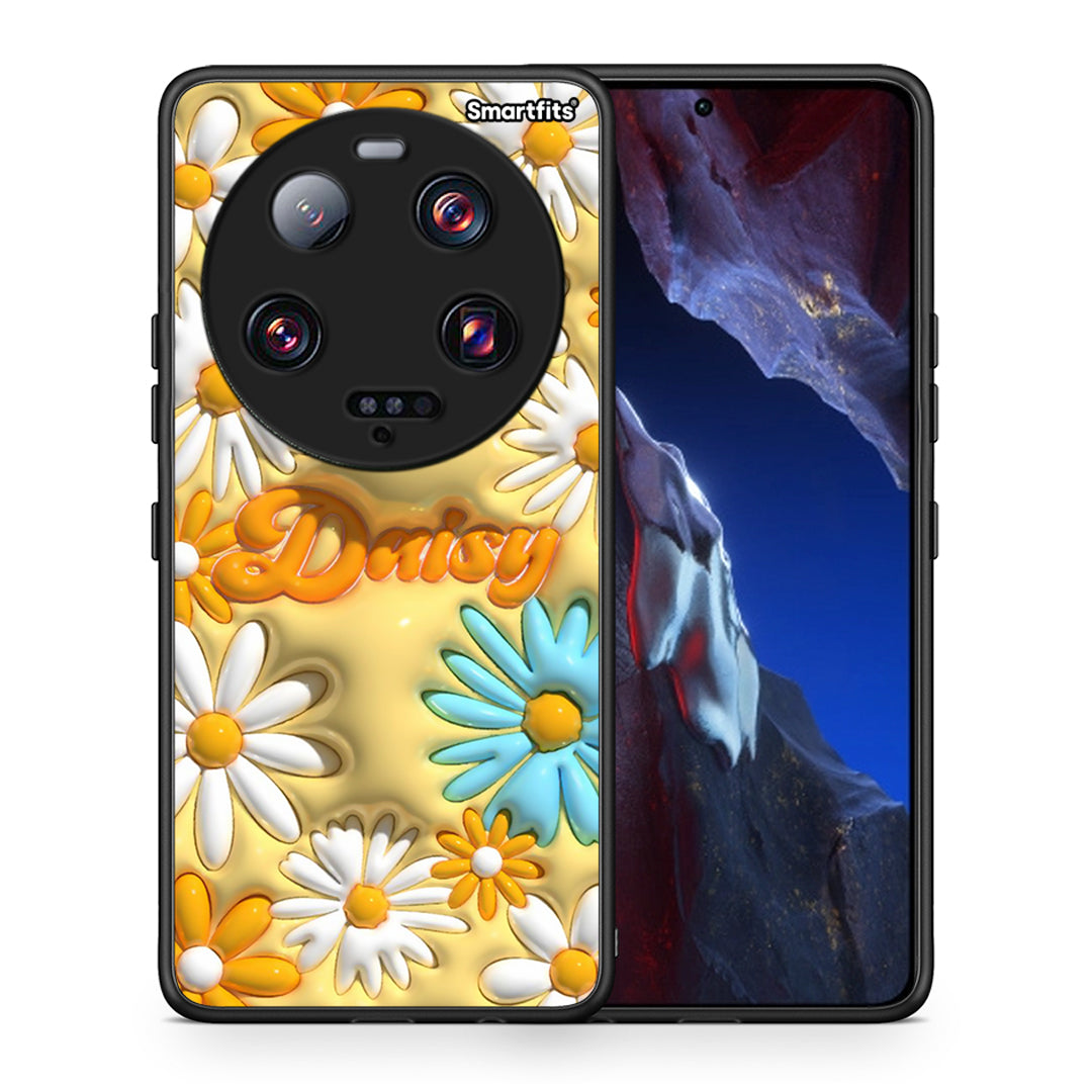 Θήκη Xiaomi 13 Ultra Bubble Daisies από τη Smartfits με σχέδιο στο πίσω μέρος και μαύρο περίβλημα | Xiaomi 13 Ultra Bubble Daisies Case with Colorful Back and Black Bezels