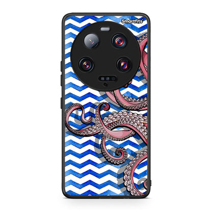 Θήκη Xiaomi 13 Ultra Chevron Devilfish από τη Smartfits με σχέδιο στο πίσω μέρος και μαύρο περίβλημα | Xiaomi 13 Ultra Chevron Devilfish Case with Colorful Back and Black Bezels