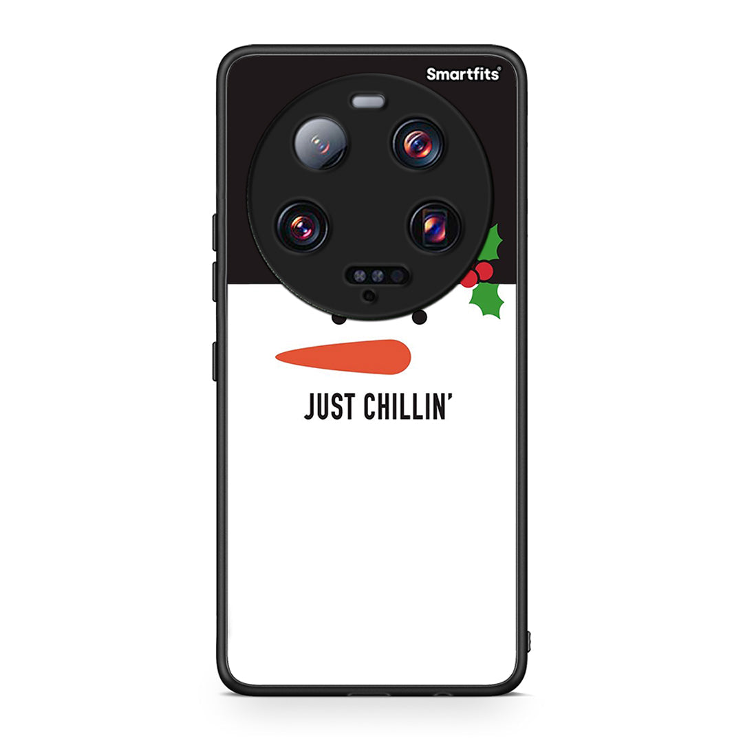 Θήκη Xiaomi 13 Ultra Christmas Chillin από τη Smartfits με σχέδιο στο πίσω μέρος και μαύρο περίβλημα | Xiaomi 13 Ultra Christmas Chillin Case with Colorful Back and Black Bezels