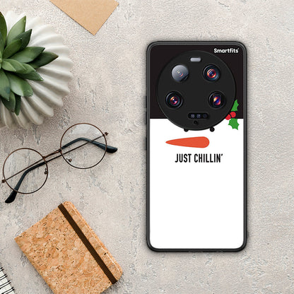 Θήκη Xiaomi 13 Ultra Christmas Chillin από τη Smartfits με σχέδιο στο πίσω μέρος και μαύρο περίβλημα | Xiaomi 13 Ultra Christmas Chillin Case with Colorful Back and Black Bezels