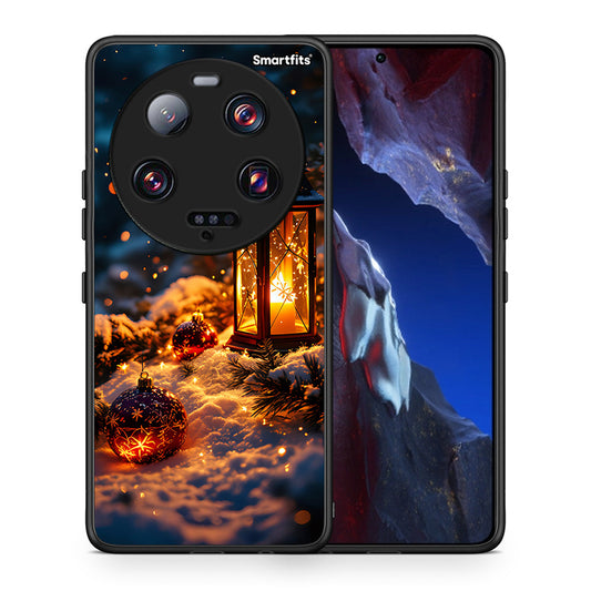 Θήκη Xiaomi 13 Ultra Christmas Ornaments από τη Smartfits με σχέδιο στο πίσω μέρος και μαύρο περίβλημα | Xiaomi 13 Ultra Christmas Ornaments Case with Colorful Back and Black Bezels