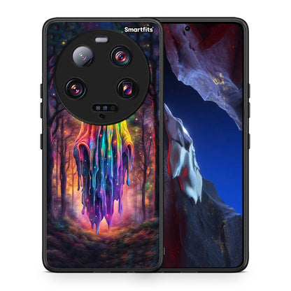 Θήκη Xiaomi 13 Ultra Halloween Ghost από τη Smartfits με σχέδιο στο πίσω μέρος και μαύρο περίβλημα | Xiaomi 13 Ultra Halloween Ghost Case with Colorful Back and Black Bezels