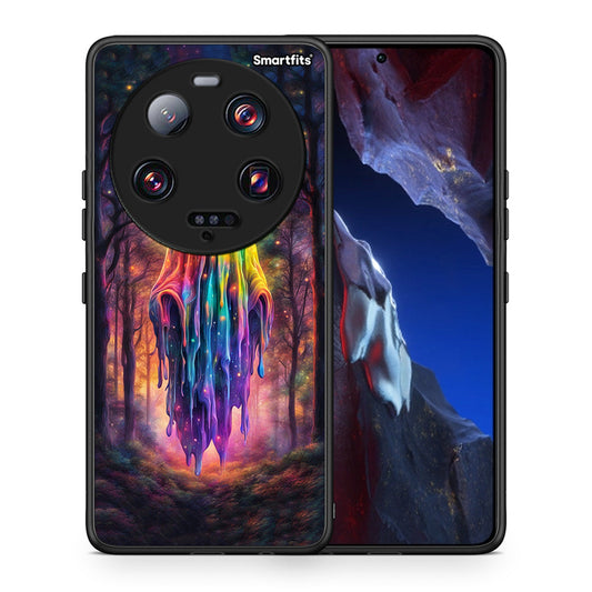 Θήκη Xiaomi 13 Ultra Halloween Ghost από τη Smartfits με σχέδιο στο πίσω μέρος και μαύρο περίβλημα | Xiaomi 13 Ultra Halloween Ghost Case with Colorful Back and Black Bezels