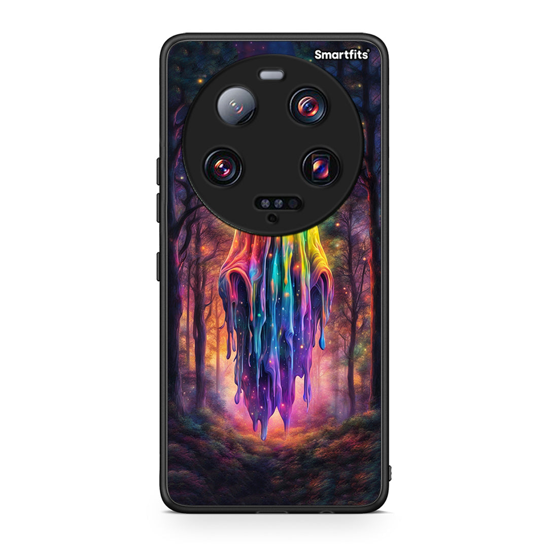 Θήκη Xiaomi 13 Ultra Halloween Ghost από τη Smartfits με σχέδιο στο πίσω μέρος και μαύρο περίβλημα | Xiaomi 13 Ultra Halloween Ghost Case with Colorful Back and Black Bezels