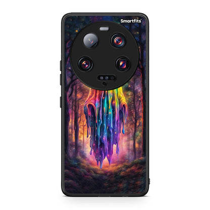 Θήκη Xiaomi 13 Ultra Halloween Ghost από τη Smartfits με σχέδιο στο πίσω μέρος και μαύρο περίβλημα | Xiaomi 13 Ultra Halloween Ghost Case with Colorful Back and Black Bezels